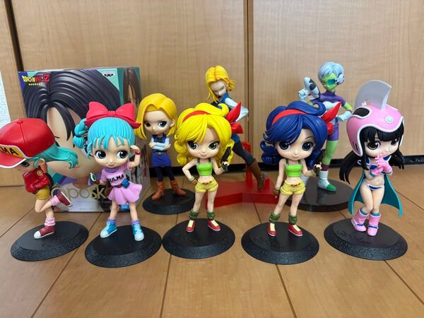 ドラゴンボール女の子フィギュア9体セット Qposket