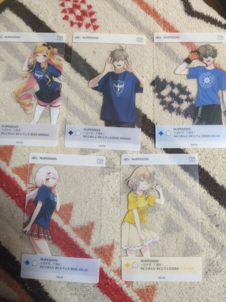 にじさんじフェス2025 ランダムクリアカード(各400円)