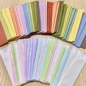 【和紙など】てづくり箸袋64本セット【多色】