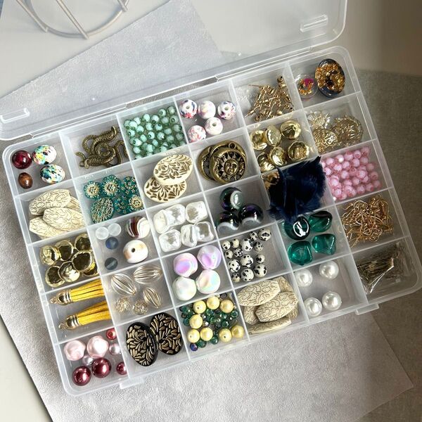 パーツ まとめ売り ハンドメイドセット 豪華 パール フラワー ゴールド 天然石 ピアス ネックレス アクセサリー チャーム a4