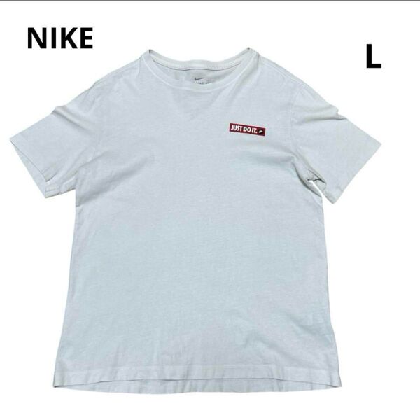 NIKE メンズTシャツ L ホワイト