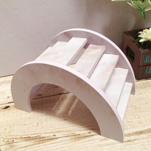 ハムスター鳥ペットラットマウス小動物用品橋おもちゃブリッジ型インスタ映え遊具玩具