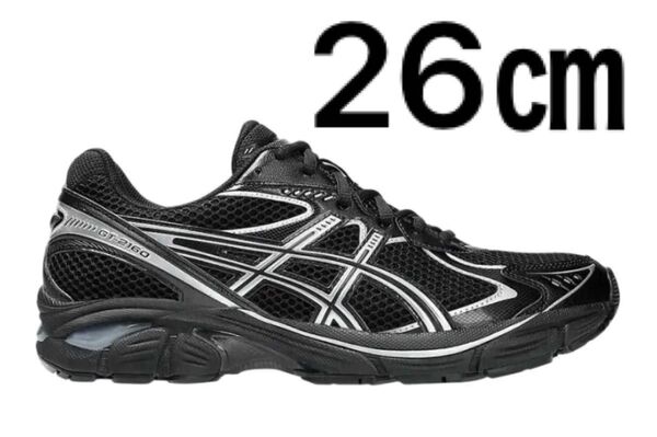 Asics GT-2160 Black/Pure Silver 26㎝ アシックス gt2160 ブラック シルバー