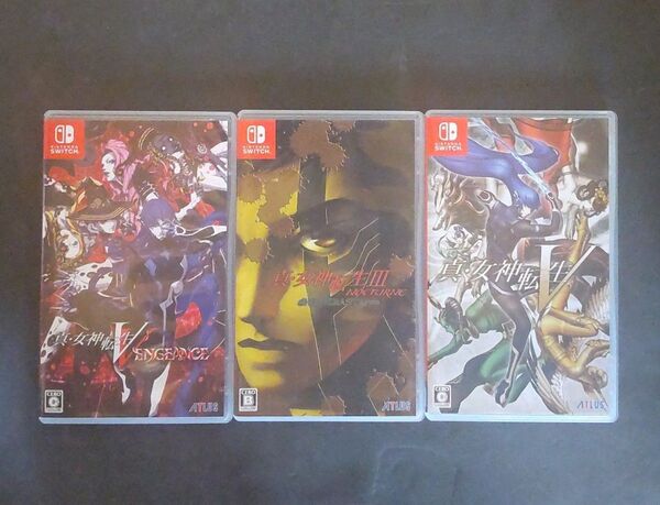 【Switch】 真・女神転生V Vengeance・女神転生V・真・女神転生III (3本セット)