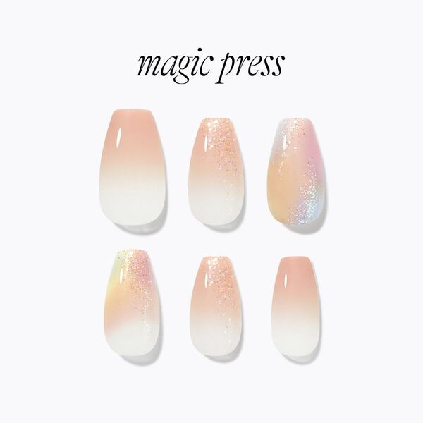 日本未発売品 F020 Dashing Diva ダッシングディバ マジックプレス ネイルチップ 付け爪 1秒ジェルネイル