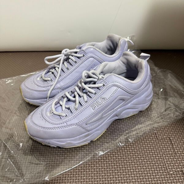 FILA フィラ スニーカー パープル 22.5cm