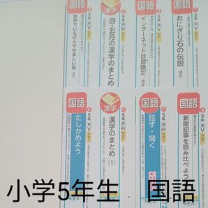 5年生 国語 光文書院 東京書籍 カラーテスト 1学期 未使用