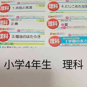 4年生 理科 大日本図書 教育同人社 カラーテスト 1学期 未使用