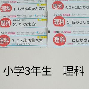 3年生 理科 大日本図書 青葉出版 カラーテスト 1学期 未使用