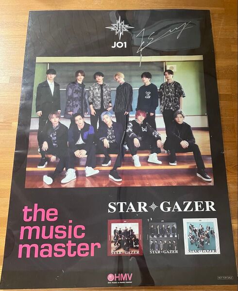 JO1 金城碧海 サイン ポスター STAR GAZER