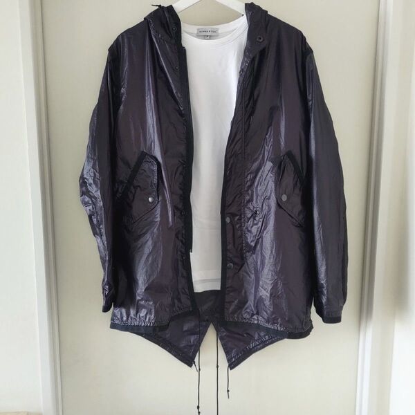 KIFFE キッフェ リップストップナイロン モッズコート サイズM
