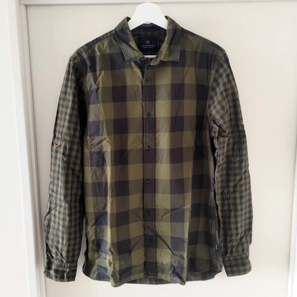 SCOTCH&SODA スコッチアンドソーダ マルチチェック カジュアル長袖シャツ サイズM