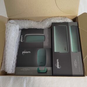 Ploom X アクセサリー グリーンカラー3種セット(フロントパネル、バックカバー、キャリーケース)