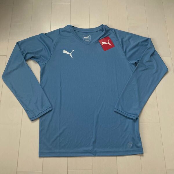 PUMA 長袖Tシャツ160 水色 ロングTシャツ160 長袖160