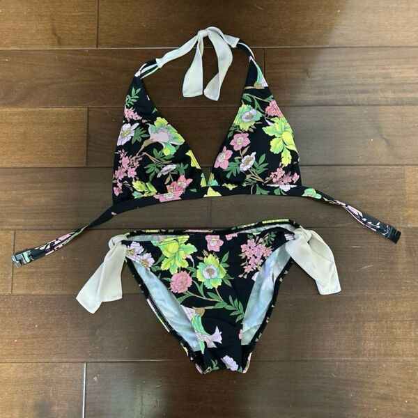 ビキニ 水着 L セパレート 花柄 女性水着セパレートセット