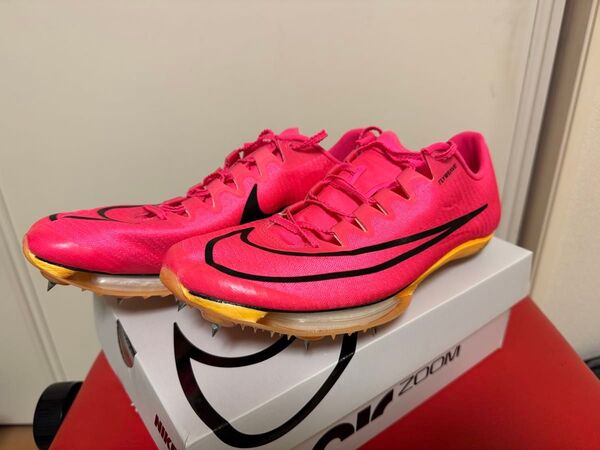 NIKE AIR ZOOM MAXFLY 陸上スパイク ピンク/ブラック