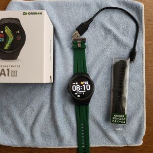 ♪グリーンオン THE GOLF WATCH A1 Ⅲ ゴルフウォッチ GPSスマートウォッチ(美品)♪