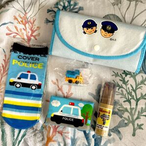 警察グッズ ポリスグッズ パトカー エコバッグ ペットボトルカバー ポケットティッシュ