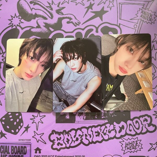 BOYNEXTDOOR ボネクド ソンホ ポップアップ トレカ 韓国 特典 No Genre