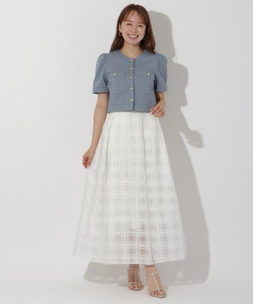 AND COUTURE アンドクチュール ポンチノーカラージャケット