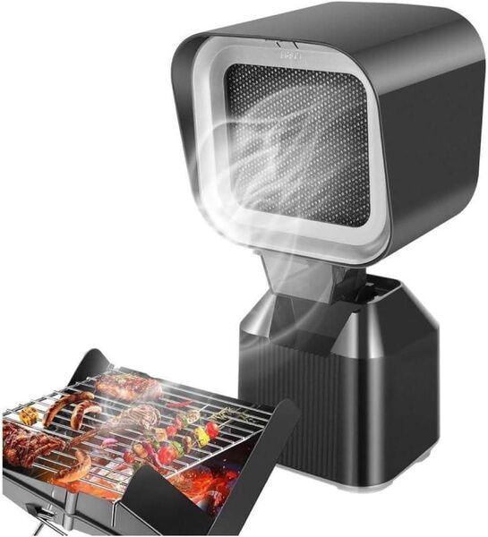 卓上レンジフード 卓上換気扇 焼肉煙吸引機 ポータブル換気扇 卓上吸煙機 キャンプ BBQ