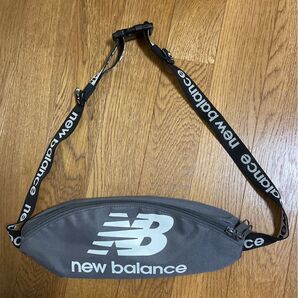 new balance ウエストポーチ グレー