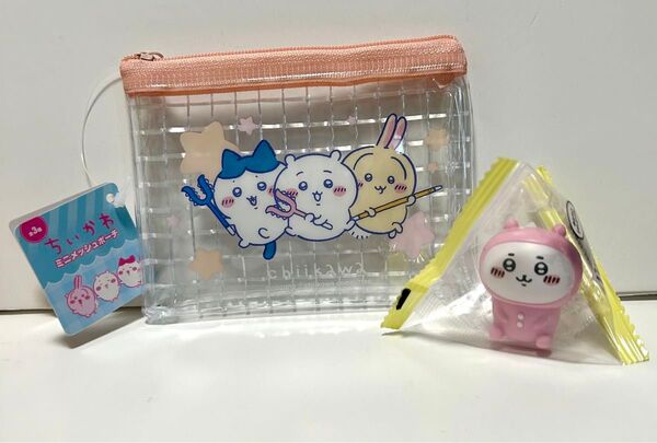 ちいかわ ミニメッシュポーチ インテリアフィギュア パジャマ キャンドゥ