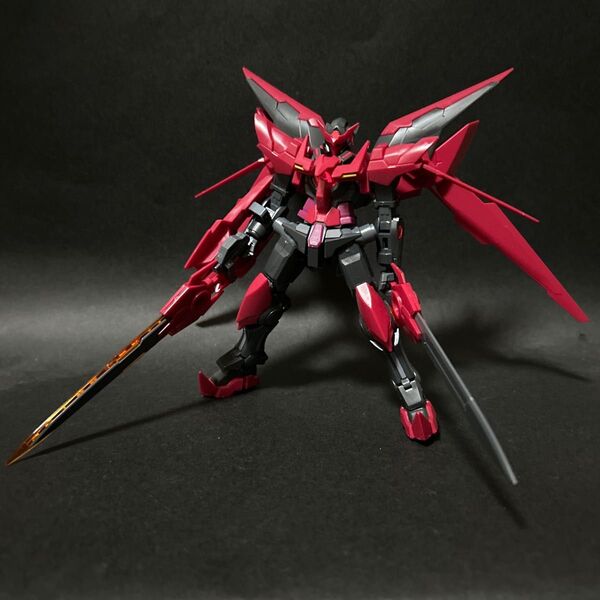 HGBF 機動戦士ガンダム ビルドファイターズ ガンダムエクシアダークマター ガンプラ 完成品 ジャンク品 素組