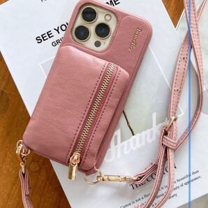 定価8800円jumelleスマホケース iPhone 12iPhone12 Pro用ショルダーケース カード収納 斜め掛け