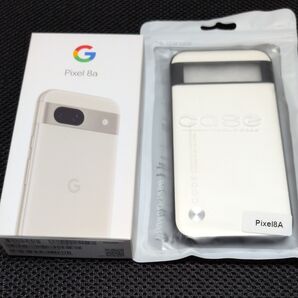 Pixel 8a SIMフリー ホワイト Porcelain 新品未使用 ケース付 ネットワーク利用制限◯