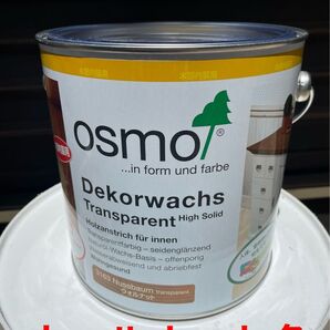 ☆新品未開封☆オスモ osmo ウッドワックス デコールワックス ウォルナット色 3163 3分艶 2.5L