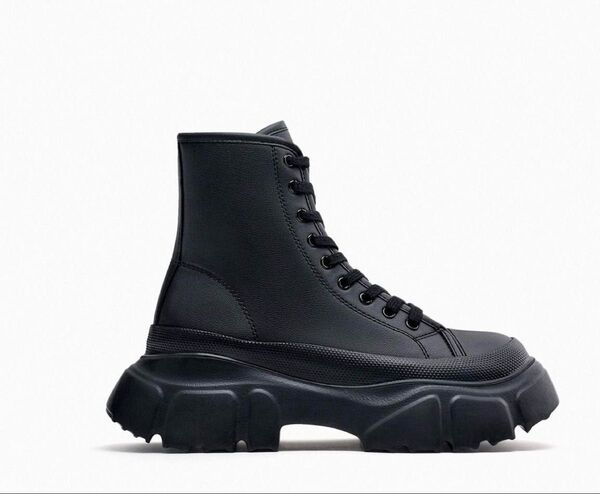 ZARA ザラ トラックソール ブーツ サイズ37