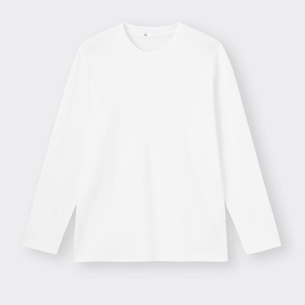 GU ソフトコットンクルーネックT 長袖 L