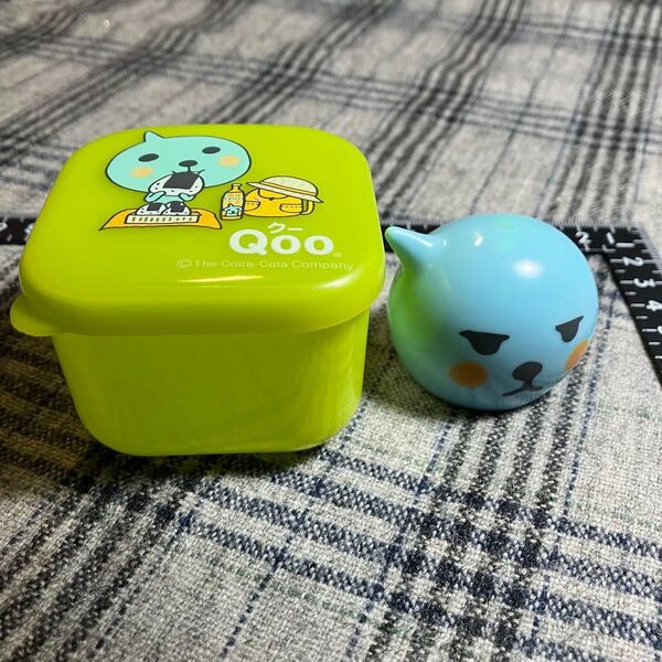 【2つセット】コカコーラ Qoo クー ボトルキャップ & 小物入れ