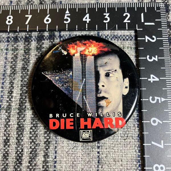 【当時物】20th century FOX DIE HARD 缶マグネット