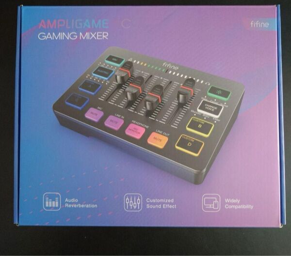 fifine AMPLIGAME SC3 GAMING MIXER FIFINE オーディオインターフェース