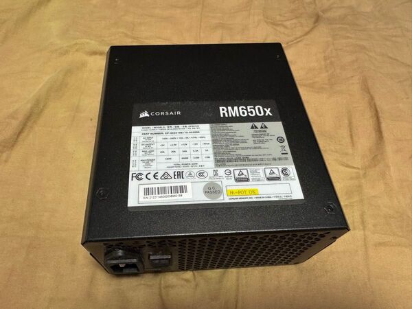【美品】電源ユニット Corsair RM650x 80PLUS 850W ATX電源ユニット