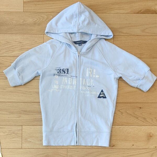 RALPH LAUREN パーカー ライトブルー 140