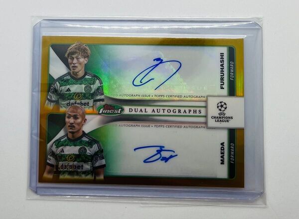 【50シリ】2023-24 TOPPS FINEST 前田 古橋 直筆サインカード