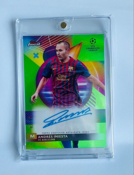 【99シリ】2023-24 TOPPS FINEST イニエスタ サインカード