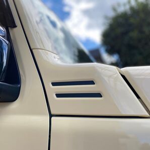 スズキ ジムニー(シエラ)JB64 JB74 ダクト風ステッカー マットブラック