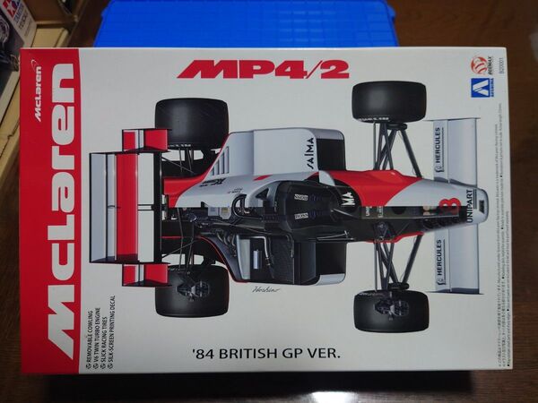 MP4/2 1/20 マクラーレン 84イギリスグランプリ仕様【グレードアップパーツ・デカールあり】