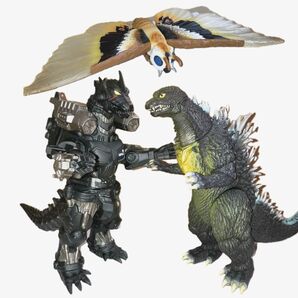 ゴジラ モスラ メカゴジラ 2004 劇場限定 ソフビ バンダイ フィギュア