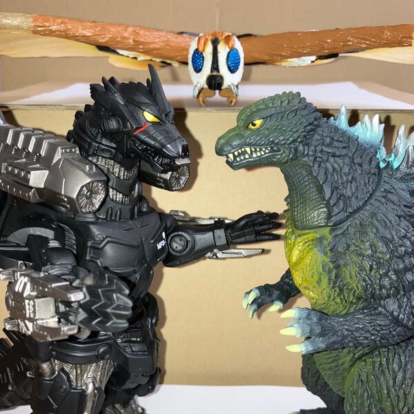 ゴジラ モスラ メカゴジラ 2004 劇場限定 ソフビ バンダイ フィギュア