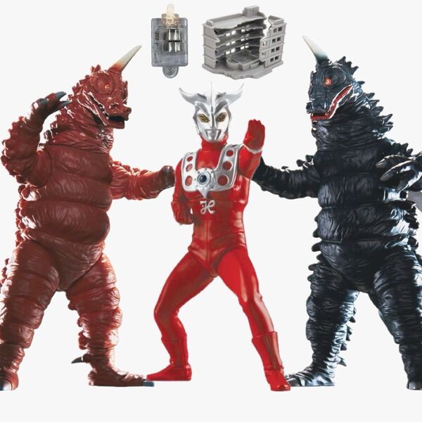 アルティメットルミナス ウルトラマンレオ ブラックギラス レッドギラス ガシャポン バンダイ フィギュア