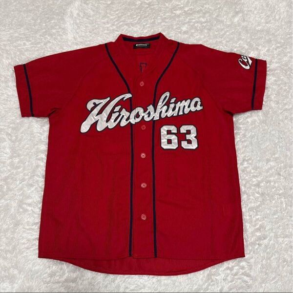 DESCENTE デサント ☆ 広島カープ 西川龍馬 ユニフォーム 背番号63 広島東洋カープ Tシャツ Mサイズ
