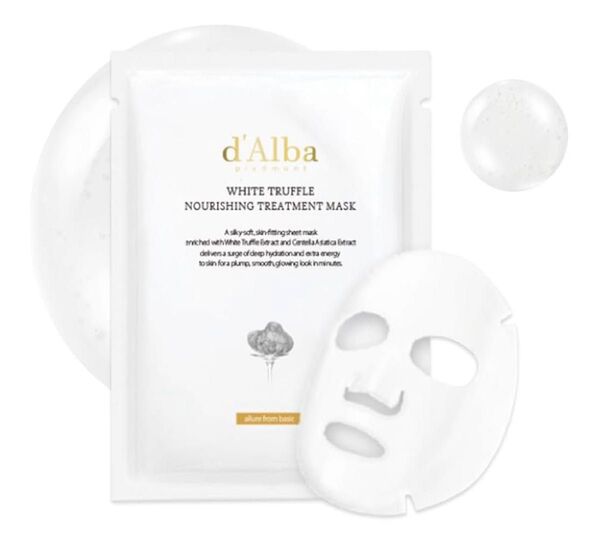 正規品 ダルバ(d'Alba) ホワイトトリュフ ナリシング トリートメント マスクパック 未開封新品4枚