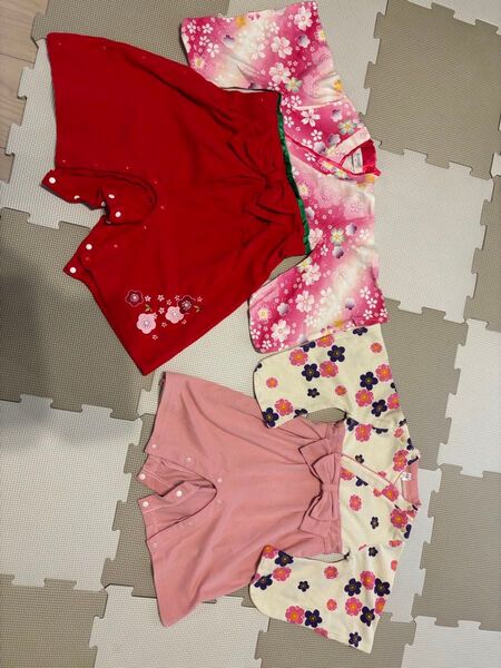 袴ロンパース70.80 女の子