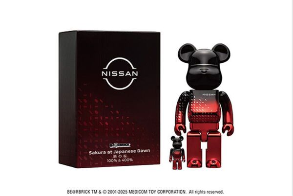 NISSAN BE@RBRICK “Sakura at Japanese Dawn 暁の桜”100% & 400%