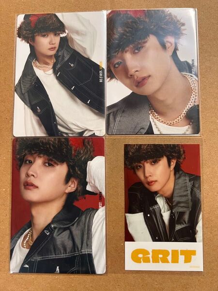 BE:FIRST GRIT ジュノン JUNON トレカ ABC スマホサイズステッカー 特典
